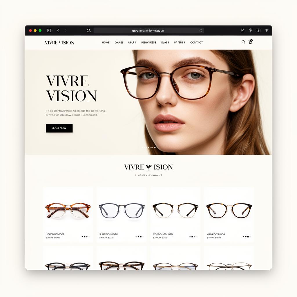 Vivre Vision Shop vor dem Redesign